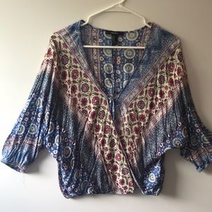 Boho causal top